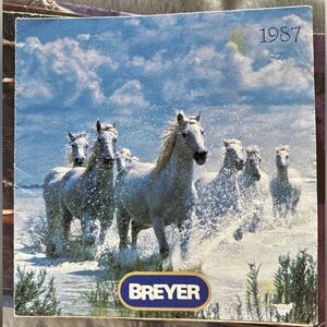 1987 BREYER Horse MANUAL "Breyer's Collectors Manual" Box Pamphlet